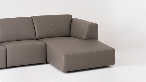 Morten 3-Piece Sectional Sofa with Chaise - Leather