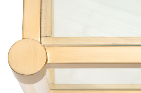 Nouveau Coffee Table -Brushed Brass