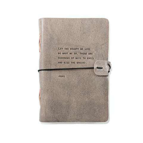 Artisan Leather Journal - Grey