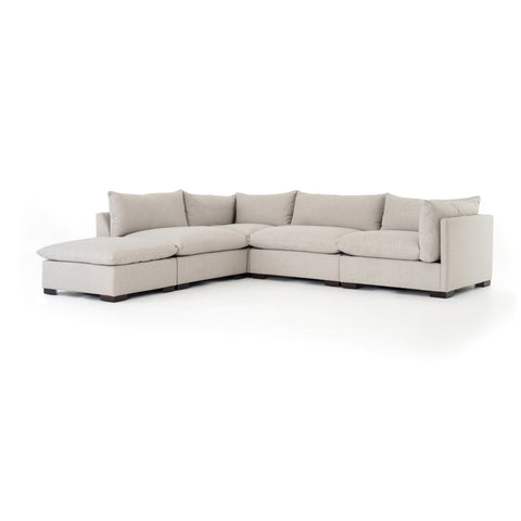 Westwood 4Pc RAF Sectional w/ Ottoman-Bennett Moon