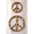 Driftwood Peace Signs