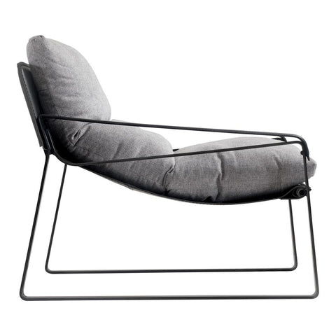 Connor Club Chair - Snowfolds Grey