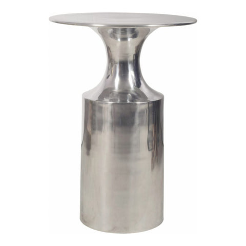 Rassa Accent Table - Polished Silver