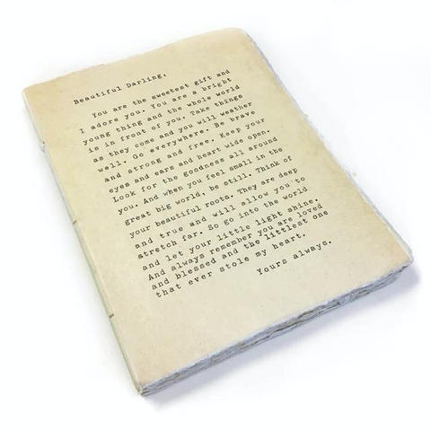 Large Deckle Edge Notebook