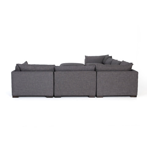 Westwood 6Pc Sectional w/ Ottoman-Bennett Charcoal