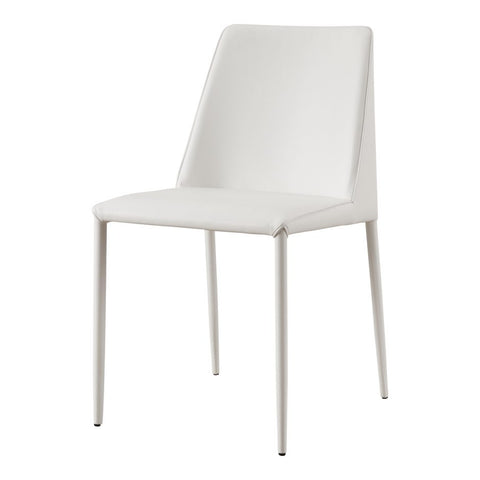 Nora PU Dining Chair- White