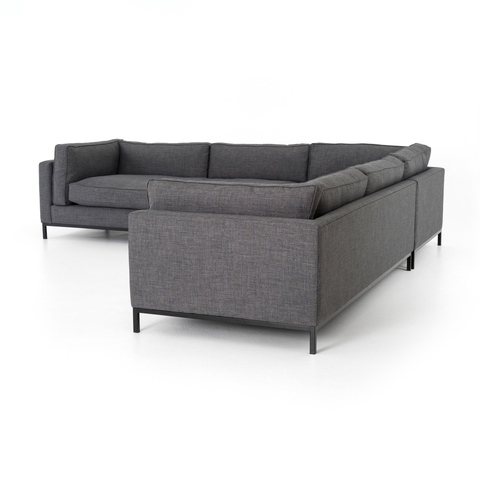 Grammercy 3-Pc Sectional Bennett Charcoal