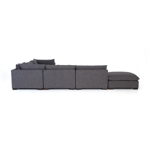 Westwood 5Pc Sectional w/ Ottoman-Bennett Charcoal