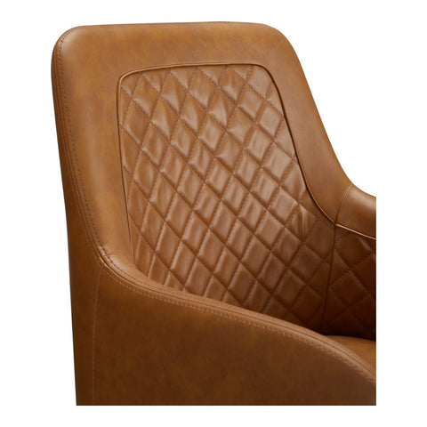 Cantata Dining Chair Tawny Vegan Leather