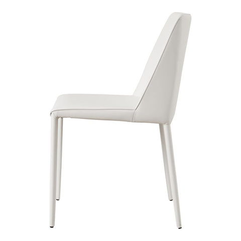 Nora PU Dining Chair- White