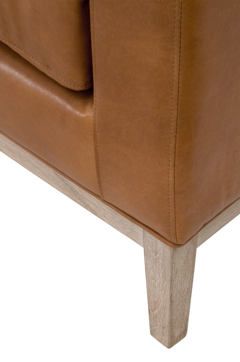 Keaton Upholstered Bench - Whiskey Brown