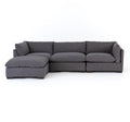 Westwood 3Pc Sectional w/ Ottoman-Bennett Charcoal