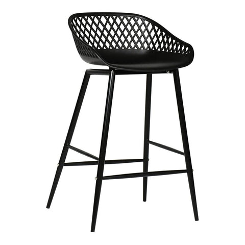 Piazza Outdoor Counter Stool - Black