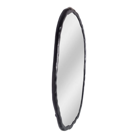 Foundry Mirror -Oval Black