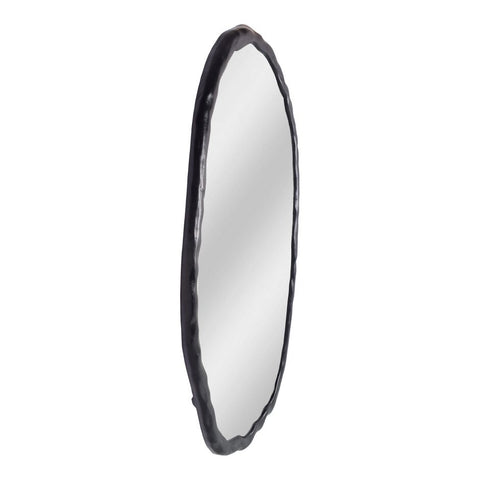 Foundry Oval Mirror - Black