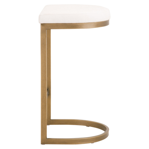 Cresta Counter Stool - Brushed Gold