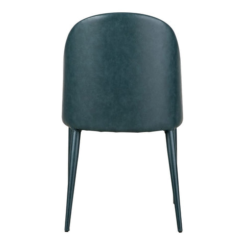 Burton Dining Chair Dark Teal Vegan Leather