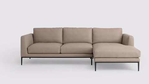 Oma 2-Piece Sectional Sofa with Chaise - Leather