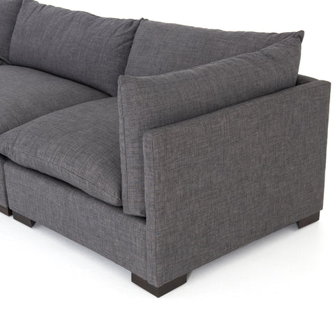 Westwood 3Pc Sectional-117"-Bennett Charcoal