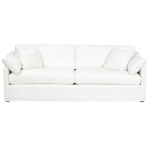 Lena Slope Arm Slipcover Sofa 95" - Payton-Pearl