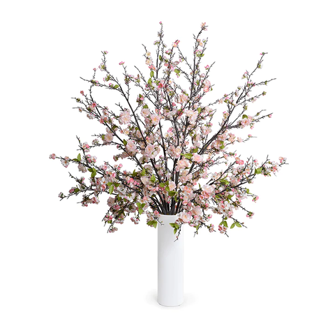 Cherry Branches Arrangement in Ceramic - Light pink