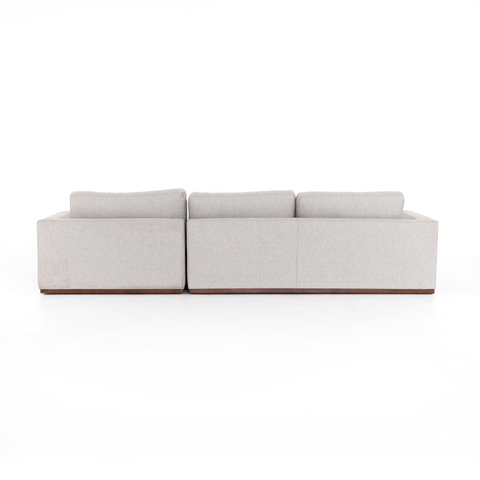 Colt 2Pc Sectional-LAF Chaise- Aldred Silver