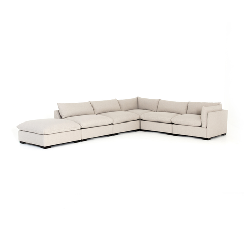 Westwood 5Pc Sectional w/ Ottoman-Bennett Moon