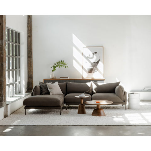 Nels Coffee Table Dark Brown