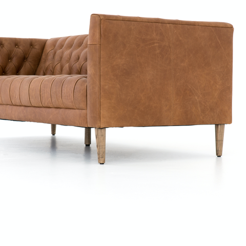 Williams Leather Sofa 75"- NW Camel