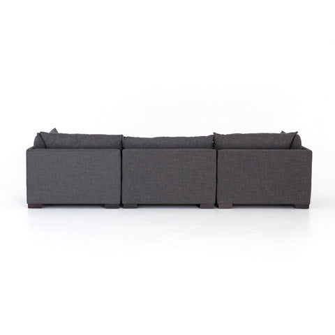Westwood 3Pc Sectional-117"-Bennett Charcoal