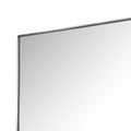 Bellvue Floor Mirror - Shiny Steel