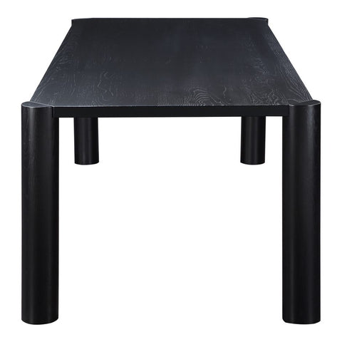 Post Dining Table - Large -Oak Black