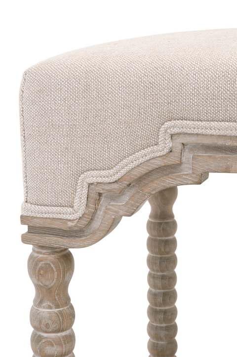 Rue Counter Stool - Bisque French Linen