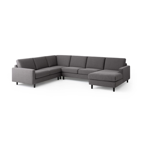 Oskar 4-Piece Sectional Sofa with Chaise - Fabric
