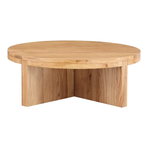 Folke Round Coffee Table - Natural