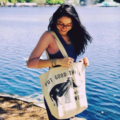 Put Good Things Into The World Tote