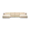 Morten 4-Piece Sectional Sofa with Chaise - Fabric