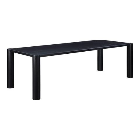 Post Dining Table - Large -Oak Black