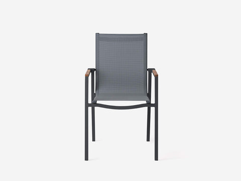 Cape Outdoor Dining Chair - Charcoal