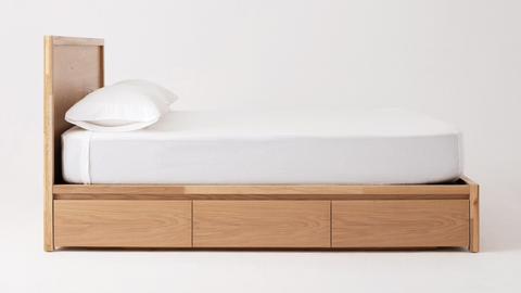 Marcel Drawer Storage Bed- Oak