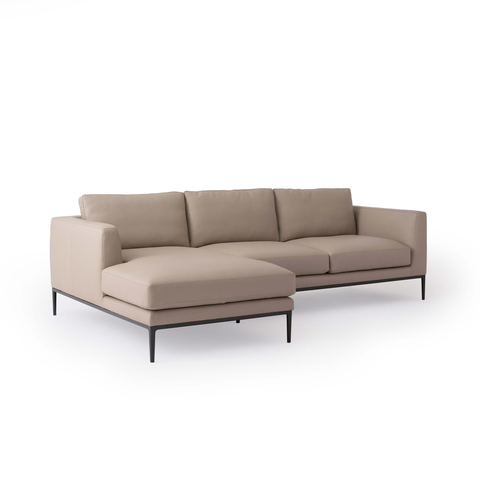 Oma 2-Piece Sectional Sofa with Chaise - Leather