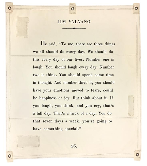 Jim Valvano - Wall Tarp