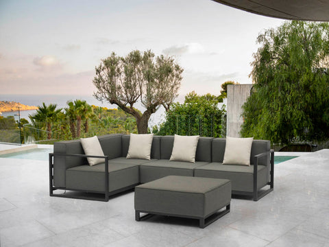 Sensation Indoor Outdoor Modular 5 PC with Ottoman