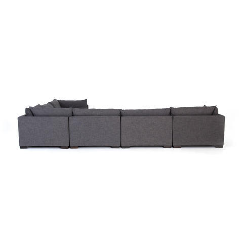 Westwood 6Pc Sectional w/ Ottoman-Bennett Charcoal