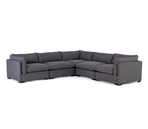 Westwood 5Pc Sectional-Bennett Charcoal