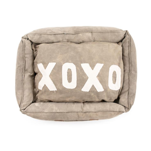 Dog Bed with XOXO Pillow