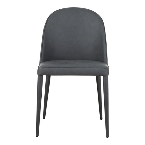 Burton Dining Chair Black Fade Vegan Leather