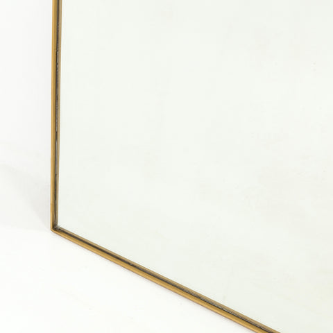 Bellvue Floor Mirror Polished Brass