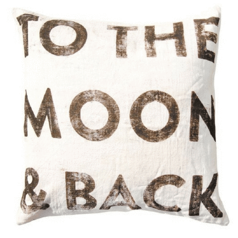 To The Moon & Back Pillow