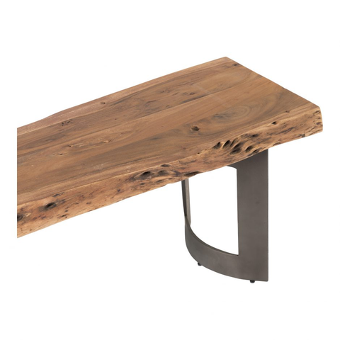 Bent Dining Bench - Smoked -Extra Small - IN STOCK